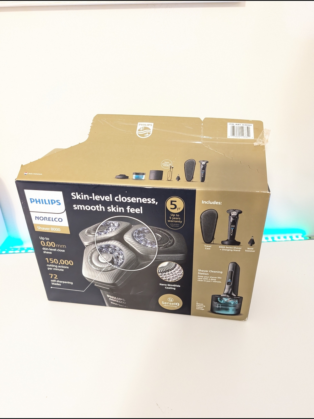 Philips Norelco Shaver 9000 Electric Razor - Gold/Black